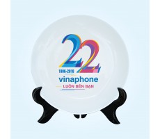 Đĩa quà tặng Vianphone gốm sứ